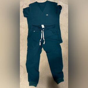 Figs set caribbean blue Womens size S